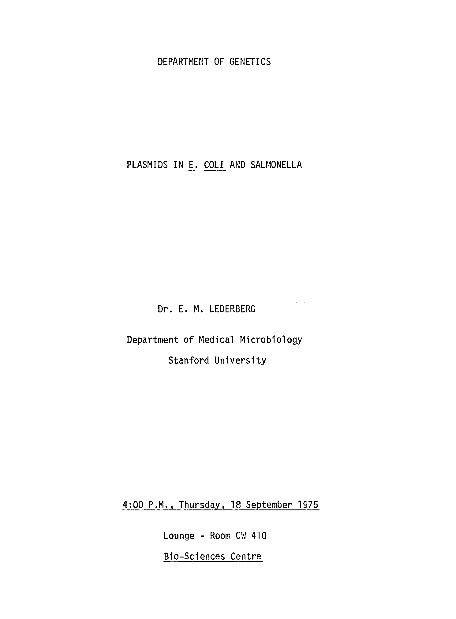 scan0125 LectureFlyer-Plasmids in E.coli & Salmonella 9-18-75